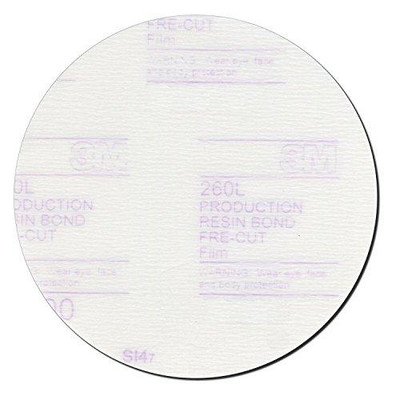 3M MMM970 Hookit Finishing Film Discs, 6 in, 800 grit, Film Backing, 00970