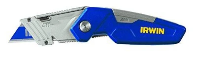 Vise Grip IRW1858319 Irwin Tools FK150 1858319 Folding Utility Knife with Blade Storage