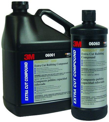 3M MMM6061 06061 Perfect-It Extra Cut Rubbing Compound - 1 Gallon