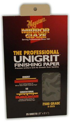 Meguiars MEGS2525 UNI-GRIT FINISHING PAPER 2500g