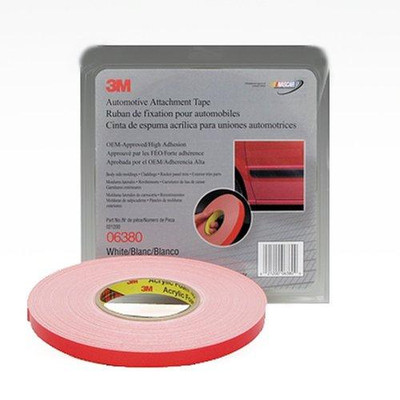 3M MMM6380 FOAM DOUBLE SIDED TAPE 1/2 X 20YD (WHITE)
