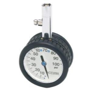 WILMAR WLMW1450 2" ROUND TIRE GAUGE (WHITE FACE)
