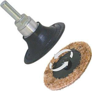 3M MMM7481 Scotch-Brite 07481 Roloc 2" x No Hole Aluminum Oxide Medium Grade Surface Conditioning Disc, 25 count