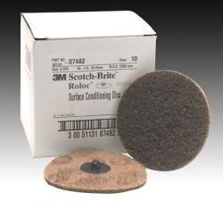 3M MMM7482 Scotch-Brite(TM) Roloc(TM) Surface Conditioning Disc TR 07482, 4 in x NH A CRS, 10 per box