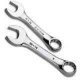 SK Hand Tool SKT88119 88119 12-Point Short Combination Wrench, 19mm, Full Polished Finish
