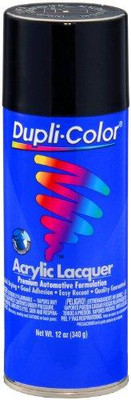 SHERWIN WILLIAMS DUPDAL1677 Dupli-Color DAL1677 Gloss Black General Purpose Acrylic Lacquer - 12 oz.