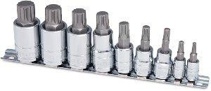 Titan TIT16144 16144 9 Pieces Triple Square Socket Set - Pack Of 6