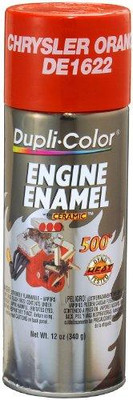 SHERWIN WILLIAMS DUPDE1622 Dupli-Color Engine Enamel With Ceramic Chrysler Orange 12 Oz. Aerosol - Lot of 6