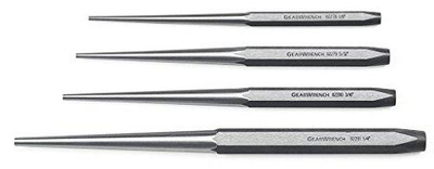 GearWrench KDT82307 82307 4 Piece Long Taper Punch Set