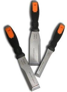 VIM Tools VIMSSC100 Heavy Duty Dual Bevel Striking Scrapers, 3 Pc set