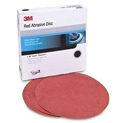 3M MMM01262 ( 1262) ( ID Number 60455038541) (TM) Red Abrasive Hookit(TM) Disc, 01262, 6 in, 40D, 25 discs per box, 6 boxes per case [You are purchasing the Min order quantity which is 1 BOX]