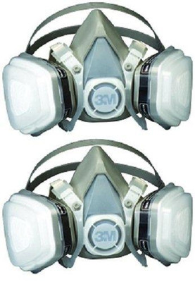 3M MMM7193 07193 Dual Cartridge Respirator Assembly,Organic Vapor/P95,Large