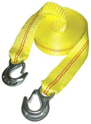 Hampton Products KPR02825 Keeper 02825 Emergency 25' Tow Strap With Spring Latch Hooks - 12,000 lb Web Capacity