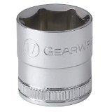 GearWrench KDT80385 80385 3/8" Drive 6 Point Standard Metric Socket 17mm