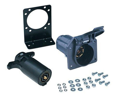 UNITED MARKETING INC HPK48465 Hopkins Rv Blade Trailer Connector 7 Pole 6 - 12 V, 8 A