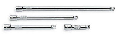 SK Hand Tool SKT4524 SK 4524 4 Piece 3-Inch, 6-Inch, 8-Inch and 12-Inch 3/8-Inch Drive Wobble Extension Set