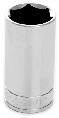 WILMAR WLMW38330 Performance Tool W38330 3/8" Drive 6-Point Socket, 15/16"