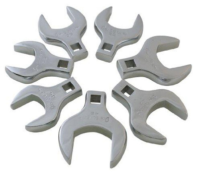 Sunex SUN9740 7 Piece Jumbo Metric Straight Crowfoot Wrench Set-2pack