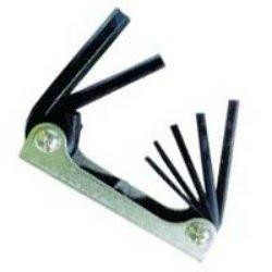 K Tool International KTI71475 Folding Metric Hex Bit Set, 7 Piece (7 Piece Folding Metric Hex Bit Set)