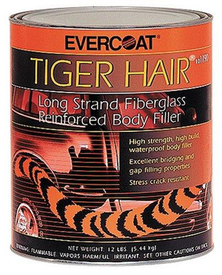 Fibre Glass-Evercoat FIB1190 Evercoat 1190 Tiger Hair Long Strand Fiber Reinforced Filler - Gallon