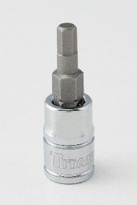 Titan TIT15655 15655 0.25 in. Drive Hex Bit Socket - 0.16 in., Pack Of 6