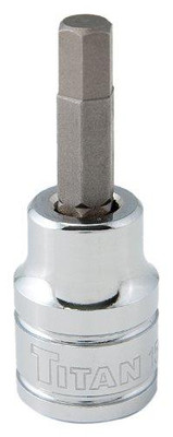 Titan TIT15606 Tools 15606 6 mm 3/8" Drive Hex Bit Socket