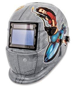 Titan TIT41288 Shop Iron 41288 Solar Powered Auto Darkening Welding Helmet