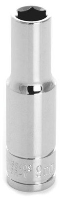 WILMAR WLMW38409 Performance Tool W38409 3/8" Drive 6-Point Socket, 9mm