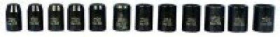K Tool International KTI38100 SOCKET SET IMPACT 1/2IN. DRIVE 12 PC.METRIC