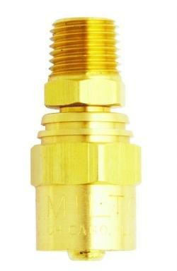 Milton Industries MIL615 Milton 615 1/4" MNPT Reusable Hose End Fitting - Box of 10