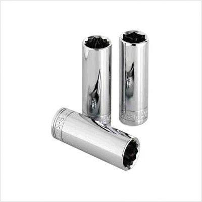 SK Hand Tool SKT41706 41706 6 Point Drive Deep Socket, 1/4-Inch, 10mm, Chrome
