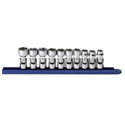 GearWrench KDT80565 GearWrench 10 Piece .37 in. Drive Metric 6 Point Flex Socket Set