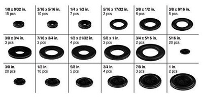 WILMAR WLMW5214 Performance Tool Performance Tool W5214 Rubber Grommet Assortment, 125-Piece