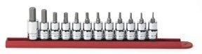 GearWrench KDT80581 80581 12 Piece 3/8-Inch Drive SAE Hex Bit Socket Set