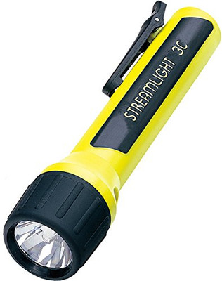 "STREAMLIGHT, INC." 2496843 PROPOLYMER® LED FLASHLIGHT, YELLOW, 6.5 IN., USES 4 AA-CELL BATTERIES