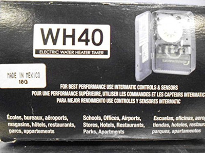 Intermatic 601524 24 HOUR MECHANICAL WATER HEATER TIME SWITCH, DOUBLE PULL, SINGLE THROW, 250 VOLT