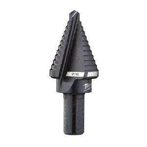 MILWAUKEE 811400 STEP DRILL BIT SINGLE HOLE 3/8 IN. SHANK 7/8 IN.