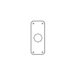 Don-Jo RP13509605 RP 13509 Remodeler Plate, Polished Brass Finish, 3-1/2" Width x 9" Height, For Modernizing or Decorating (Pack of 10)