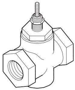 SCHNEIDER ELECTRIC 31706 (Barber Colman) VB-8213-0-5-14 "4""FLG 125# SUO 145CV CI BODY"