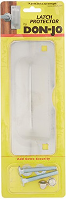Don-Jo LP207CP LP-207 12 Gauge Steel Latch Protector, Chrome Plated, 2-3/4" Width x 7" Height, For Outswinging Doors (Pack of 10)