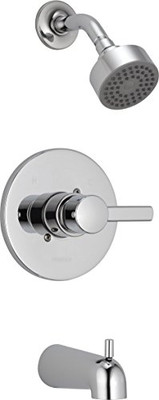 Delta PTT188792 Delta Faucet Delta Faucet Apex Tub Shower Trim Kit Chrome
