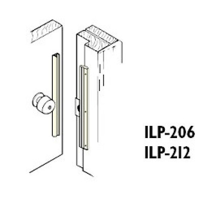Don-Jo ILP206DU ILP 206 14 Gauge Steel Inswinging Door Interlock Latch Protector, Duro Coated, 6" Height (Pack of 10)