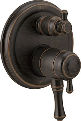 Delta T27897-RB Faucet Cassidy Traditional Monitor 17 Series Valve Trim with 3-Setting Integrated Diverter, Venetian Bronze