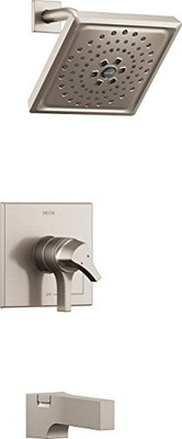 Delta T17474-SS Faucet Zura Monitor 17 Series H2Okinetic Tub and Shower Trim, Stainless