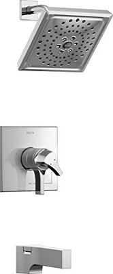 Delta T17474 Faucet -PN Zura Monitor 17 Series H2Okinetic Tub and Shower Trim, Polished Nickel