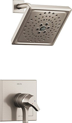 Delta T17274-SS Faucet Zura Monitor 17 Series H2Okinetic Shower Trim, Stainless