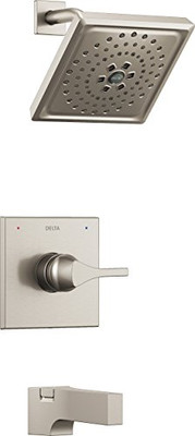 Delta T14474-SS Faucet Zura Monitor 14 Series H2Okinetic Tub and Shower Trim, Stainless