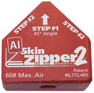 Steck STC21896 21896 Al Skin Zipper2 Door Skinner Tool
