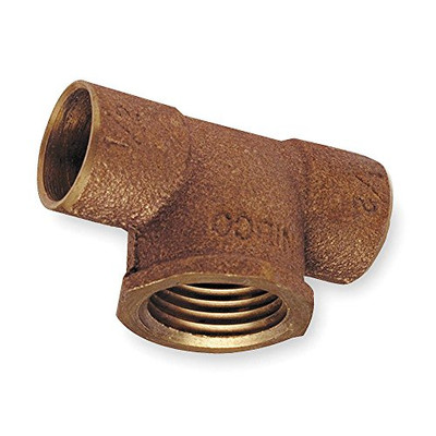 "Nibco" 712LF34 C00290l 712-Lf 3/4 Cxcxf Tee Cast Bronze (C00290d, 37418, C00290c)