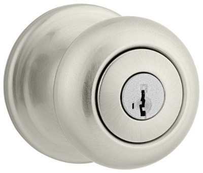 KWIKSET CP740J-15S 4 Pack 740J-15-SMT Juno SmartKey Keyed Entry Knob Lockset - Satin Nickel Finish